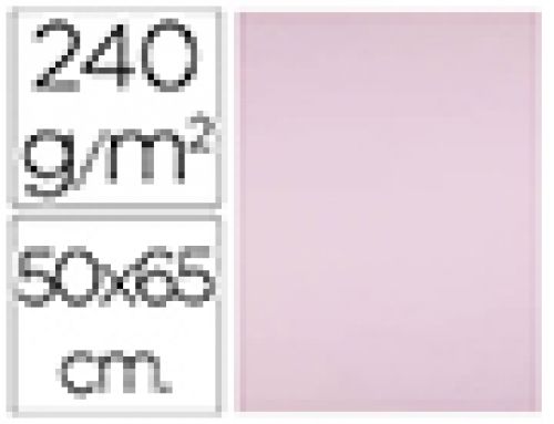 Cartolina liderpapel 50x65 cm 240 gr rosa pack de 25 unidades , Liderpapel , 64580 , 8423473645806
